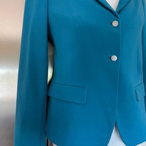 ELIE TAHARI Jacket, size Small, new without tags, Turquoise